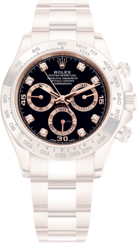 Rolex,Daytona 40mm,40mm,Rose Gold,Black,Automatic,Chronograph,Column Wheel,116505,116505-0015