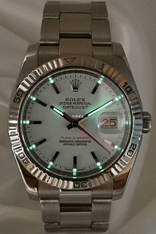 Rolex,Datejust 36 36mm,36mm,Stainless Steel,White Gold,White,Automatic,Day,48hours,116264,116264-0001