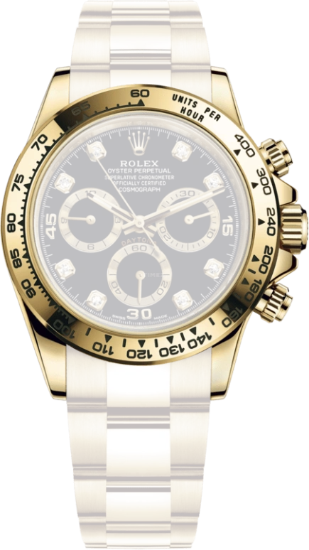 Rolex,Daytona 40mm,40mm,Yellow Gold,Black,Automatic,Chronograph,Column Wheel,116508,116508-0016