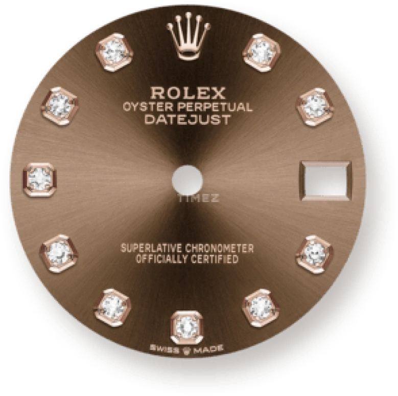 Rolex,Datejust 31 31mm,31mm,Rose Gold,Stainless Steel,Brown,Automatic,Day,55hours,278271,278271-0028