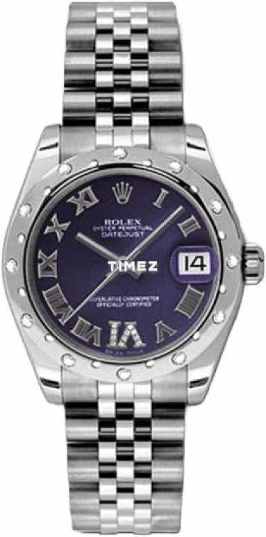 Rolex,Datejust 36 31mm,31mm,Stainless Steel,Purple,Automatic,Day,48hours,178344,178344-0002 VI