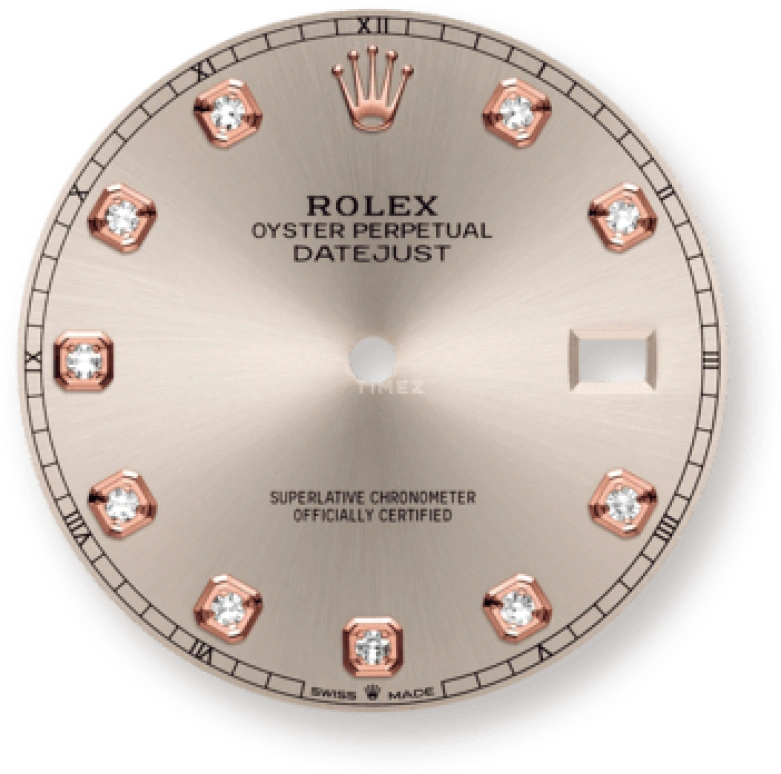 Rolex,Datejust 41 41mm,41mm,Rose Gold,Stainless Steel,Pink,Automatic,Day,70hours,126331,126331-0007