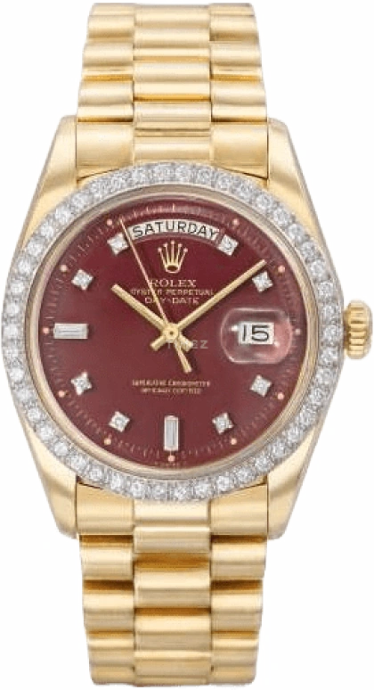 Rolex Day-Date 36 1804 OXBLOOD STELLA