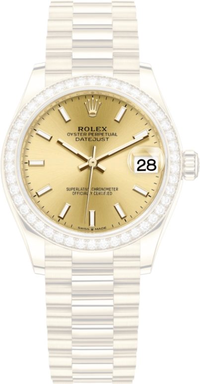 Rolex,Datejust 31 31mm,31mm,Yellow Gold,Champagne,Automatic,Day,55hours,278288RBR,278288RBR-0022