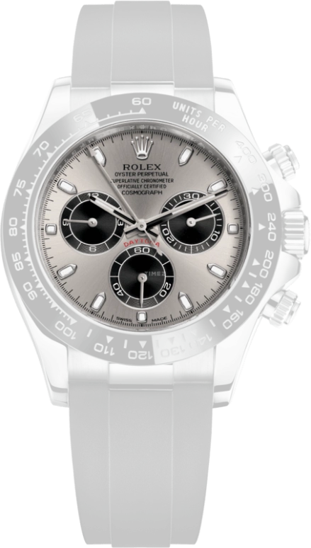 Rolex,Daytona 40mm,40mm,Ceramic,White Gold,Silver,Automatic,Chronograph,Column Wheel,116519LN,116519LN-0027