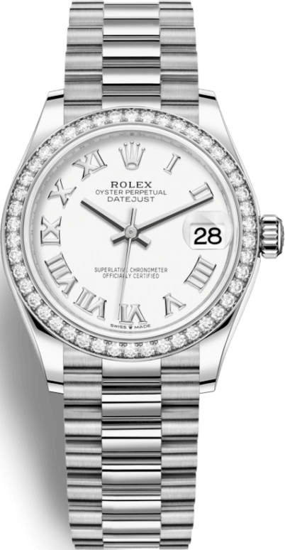 Rolex,Datejust 31 31mm,31mm,White Gold,White,Automatic,Day,55hours,278289RBR,278289RBR-0007