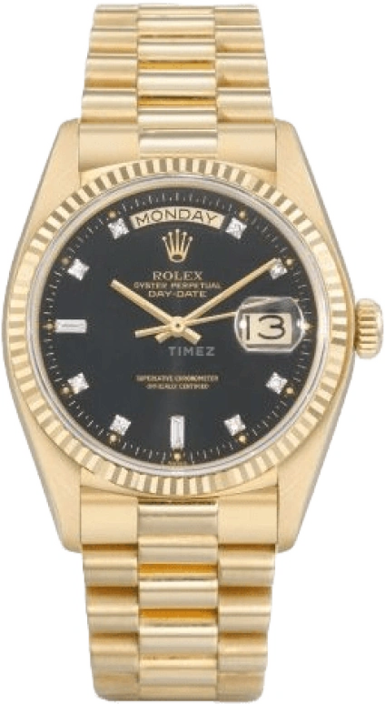 Rolex Day-Date 36 18038 BLACK DIAMOND