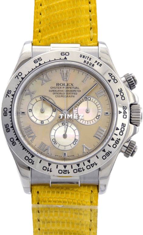 Rolex,Daytona 40mm,40mm,White Gold,Beige,Automatic,Chronograph,72hours,116519,116519-0108