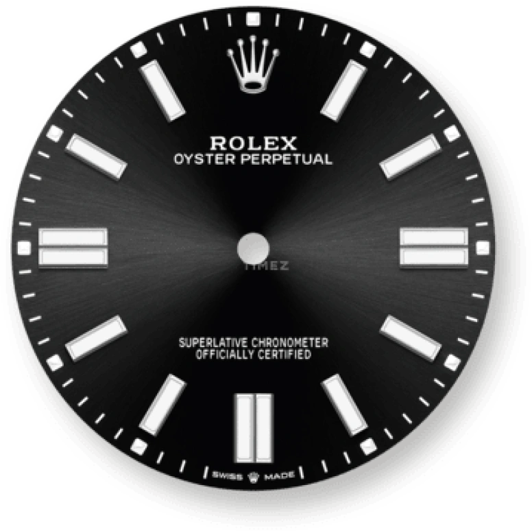 Rolex,Oyster Perpetual 41mm,41mm,Stainless Steel,Black,Automatic,70hours,In-house Caliber,124300,124300-0002