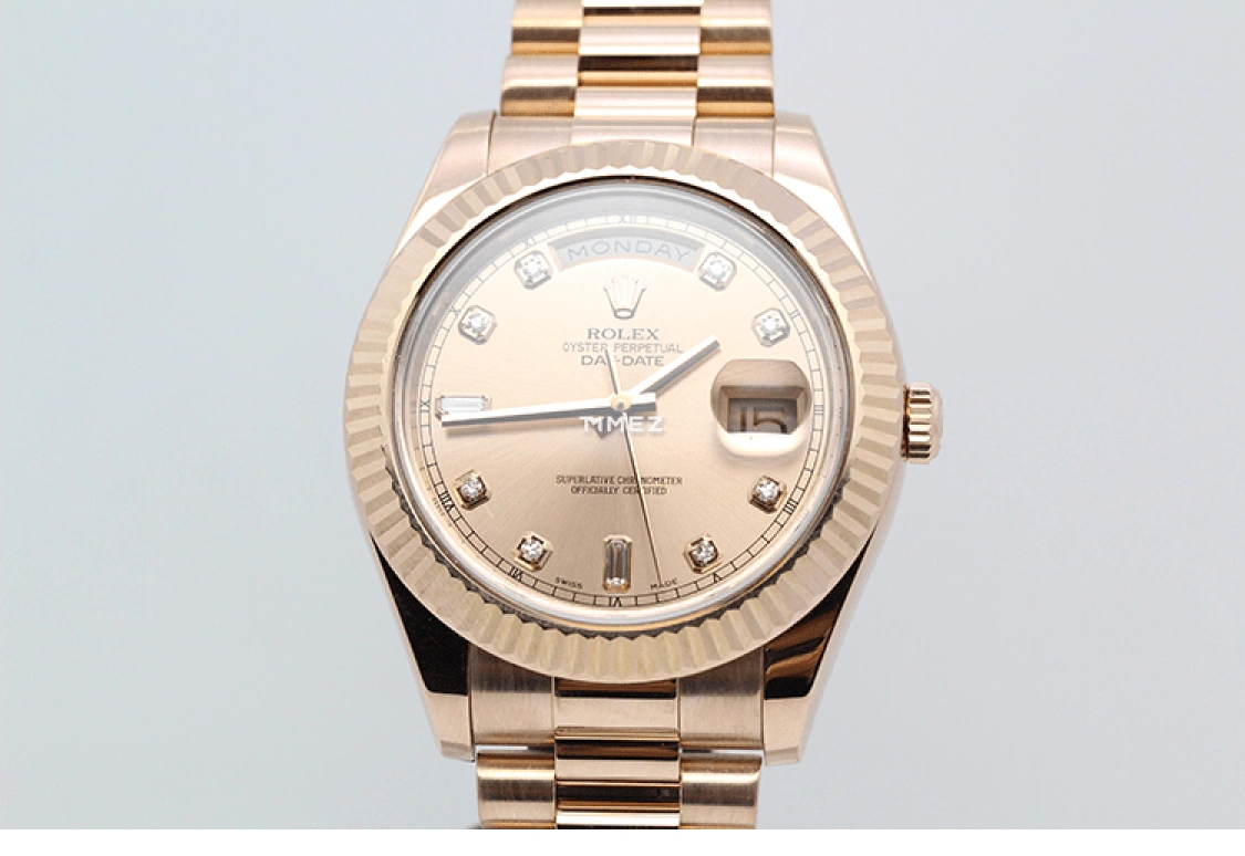 Rolex,Day-Date 36 41mm,41mm,Rose Gold,Champagne,Automatic,Date,Day,218235,218235-83215 A