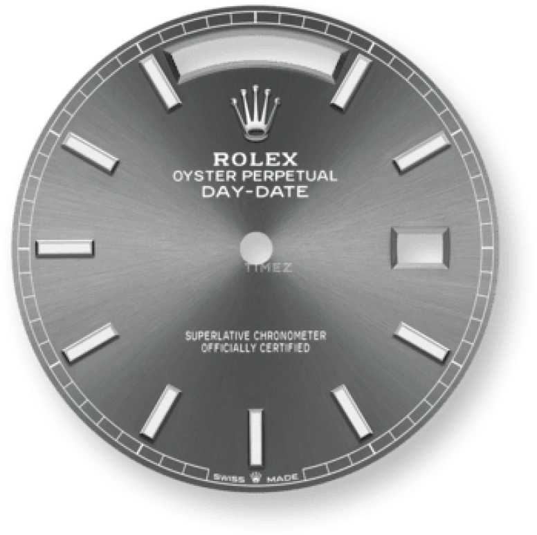 Rolex,Day-Date 40 40mm,40mm,Platinum,Grey,Automatic,Date,Day,228236,228236-0013