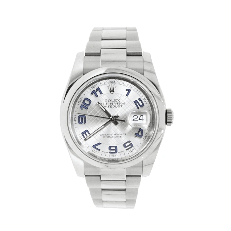 Rolex,Datejust 36 36mm,36mm,Stainless Steel,Silver,Automatic,Day,48hours,116200,116200-0074