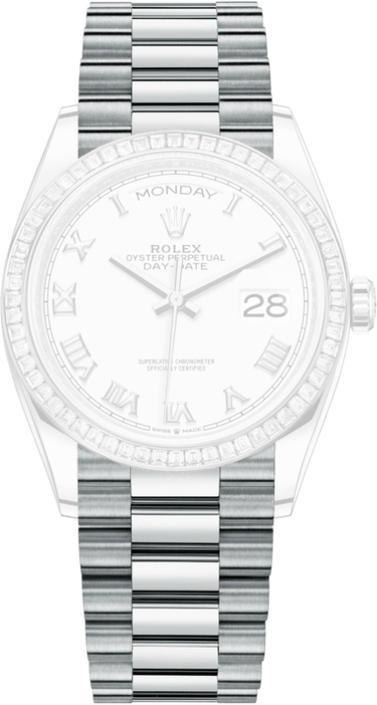 Rolex,Day-Date 36 36mm,36mm,Platinum,White,Automatic,Date,Day,128396TBR,128396TBR-0010