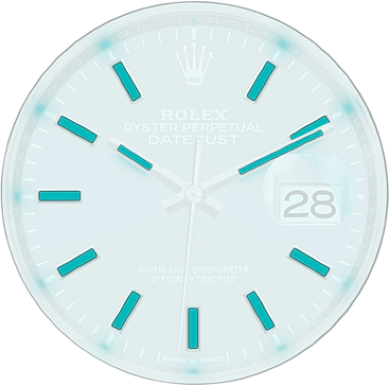 Rolex,Datejust 36 36mm,36mm,White Gold,Stainless Steel,Blue,Automatic,Day,70hours,126284RBR,126284RBR-0009