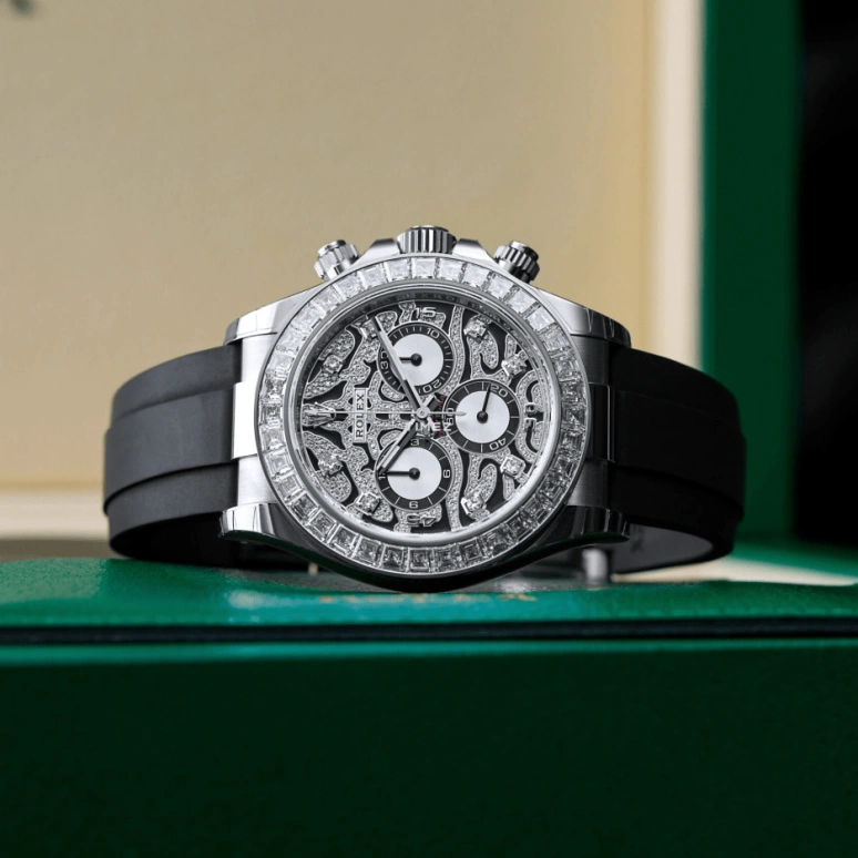 Rolex,Daytona 40mm,40mm,White Gold,Silver,Automatic,Chronograph,72hours,116589TBR,116589TBR-0002