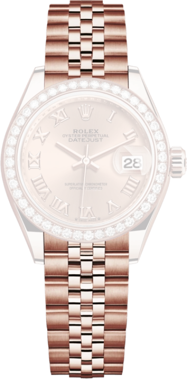 Rolex,Lady-Datejust 28mm,28mm,Rose Gold,Pink,Rose Gold,Automatic,Day,55hours,279135RBR,279135RBR-0028