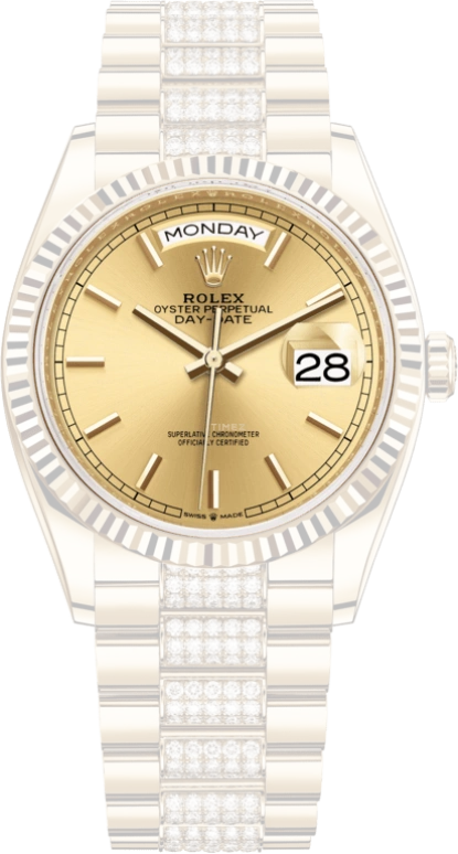 Rolex,Day-Date 36 36mm,36mm,Yellow Gold,Champagne,Automatic,Date,Day,128238,128238-0046