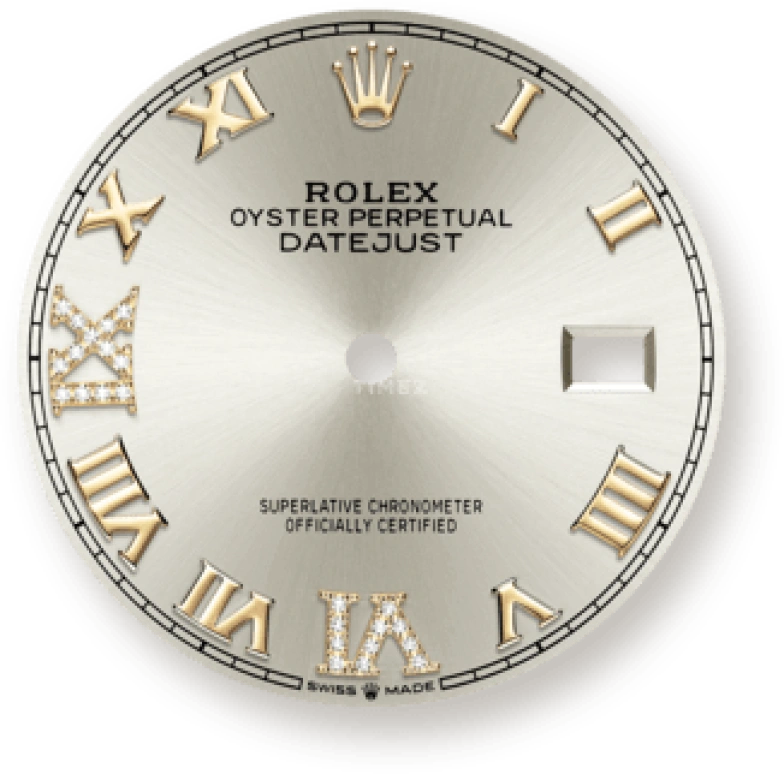 Rolex,Datejust 36 36mm,36mm,Yellow Gold,Stainless Steel,Silver,Automatic,Day,70hours,126283RBR,126283RBR-0017