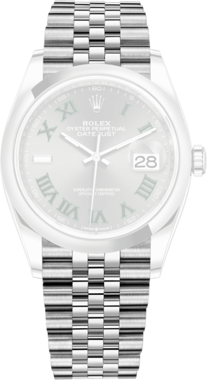 Rolex,Datejust 36 36mm,36mm,Stainless Steel,Grey,Automatic,Day,70hours,126200,126200-0017