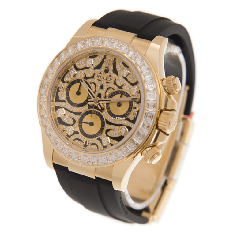 Rolex,Daytona 40mm,40mm,Ceramic,Yellow Gold,Multi-Color,Automatic,Chronograph,72hours,LeBron James,Neymar,116588TBR,116588TBR-0003