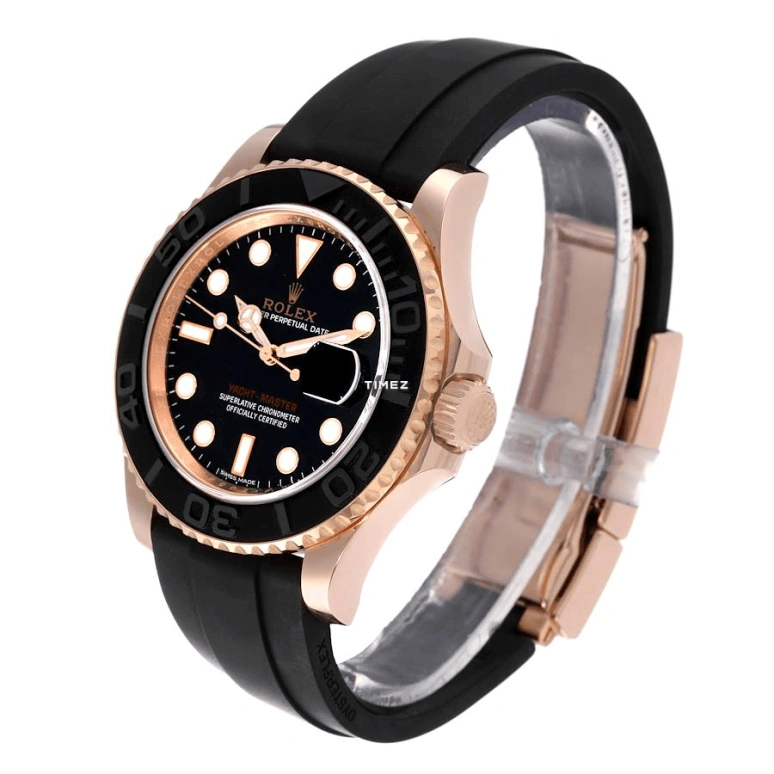 Rolex,Yacht-Master 40mm,40mm,Ceramic,Everose Gold,Black,Automatic,Day,48hours,116655,116655-0001