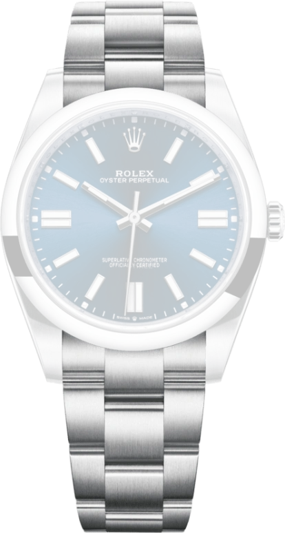 Rolex,Oyster Perpetual 41mm,41mm,Stainless Steel,Blue,Automatic,70hours,In-house Caliber,124300,124300-0003