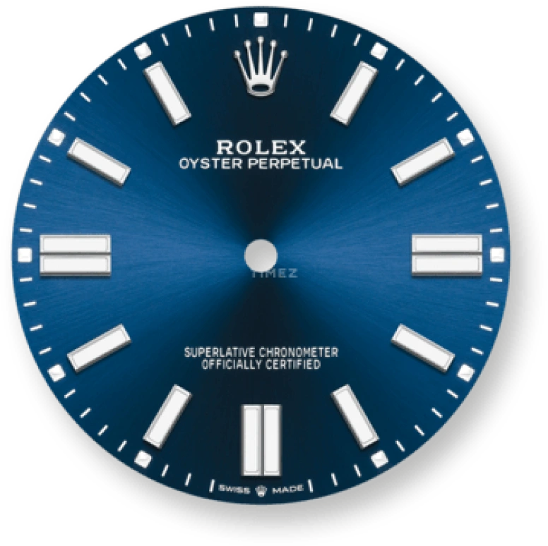 Rolex,Oyster Perpetual 41mm,41mm,Stainless Steel,Blue,Automatic,70hours,In-house Caliber,124300,124300-0003