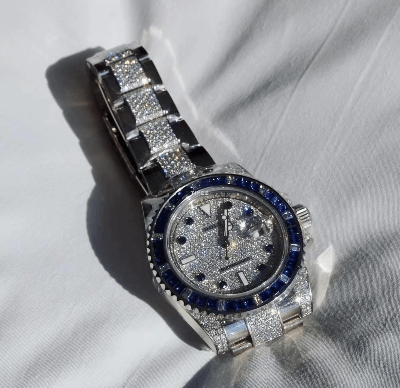 Rolex,Submariner 40mm,40mm,White Gold,Silver,Automatic,Day,48hours,Sylvester Stallone,Adam Levine,Sly,116659SABR,116659SABR-0001
