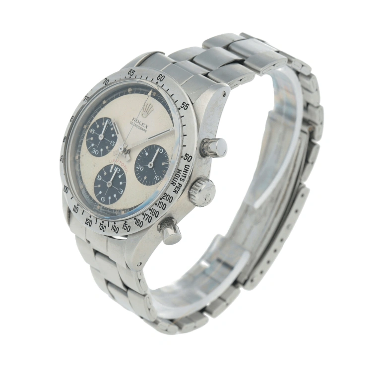 Rolex,Daytona 37mm,37mm,Stainless Steel,Cream,White,Handwound,Chronograph,48hours,6262 paul newman