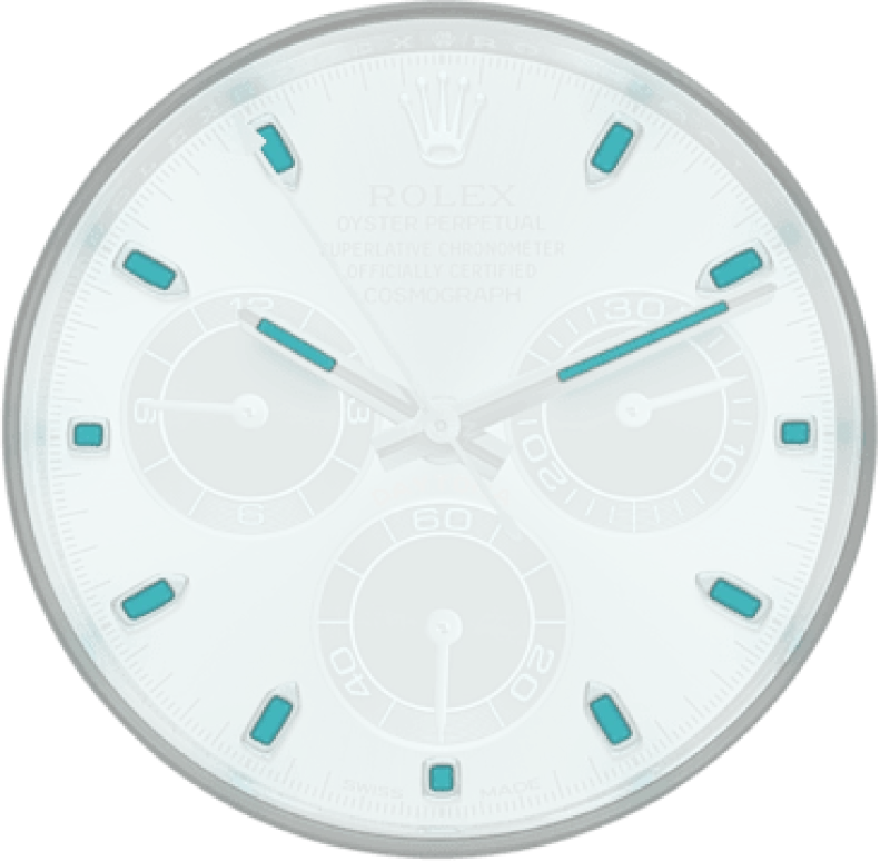 Rolex,Daytona 40mm,40mm,White Gold,Silver,Automatic,Chronograph,Column Wheel,116509,116509-0072