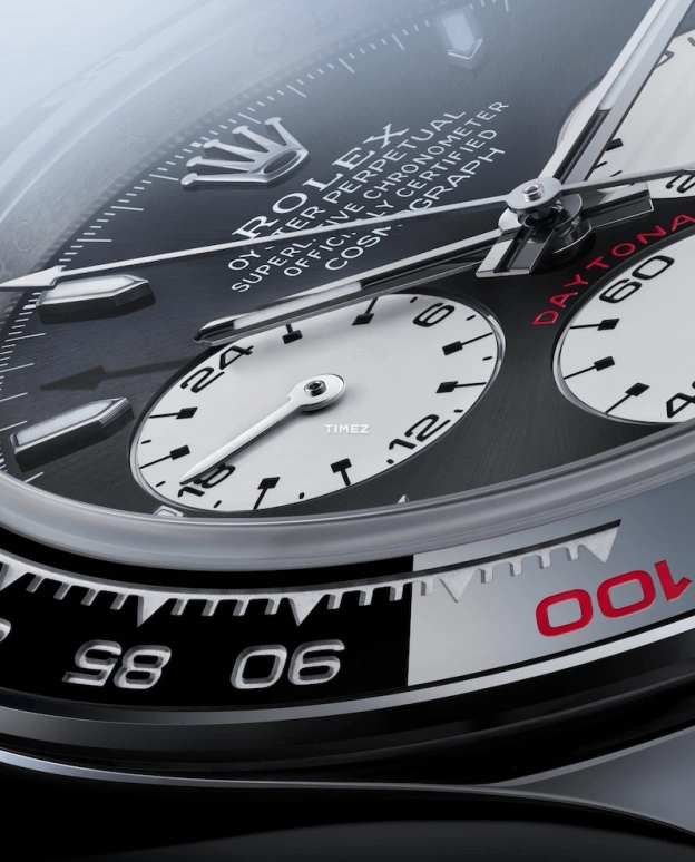Rolex,Daytona 40mm,40mm,White Gold,Black,White,Automatic,Chronograph,In-house Caliber,Brooklyn Joseph Beckham,Michael Jordan,Lionel Messi,Mark Webber,Air Jordan,flying man,G.O.A.T.,La Pulga,M.J.,126529LN,126529LN-0001