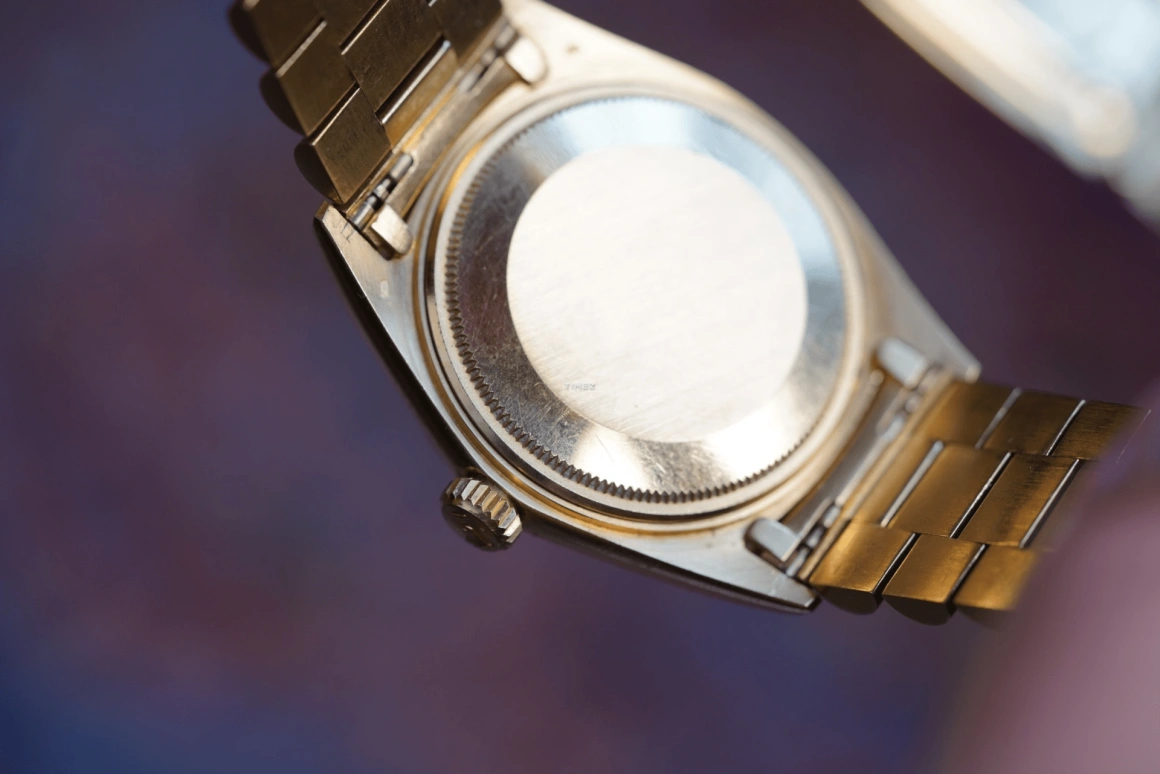 Rolex,Day-Date 36 36mm,36mm,Yellow Gold,Champagne,Automatic,Date,Day,1803 YG Wide Boy