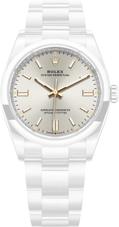 Rolex,Oyster Perpetual 36mm,36mm,Stainless Steel,Silver,Automatic,70hours,In-house Caliber,126000,126000-0001