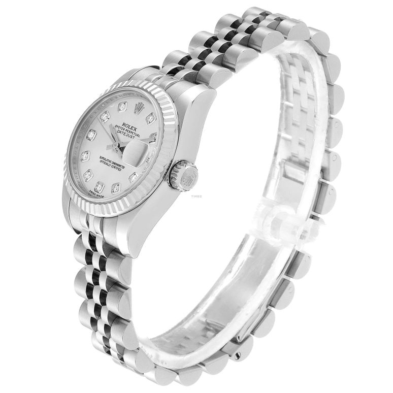 Rolex,Lady-Datejust 26mm,26mm,Stainless Steel,Silver,Automatic,Day,48hours,179174,179174-Silver