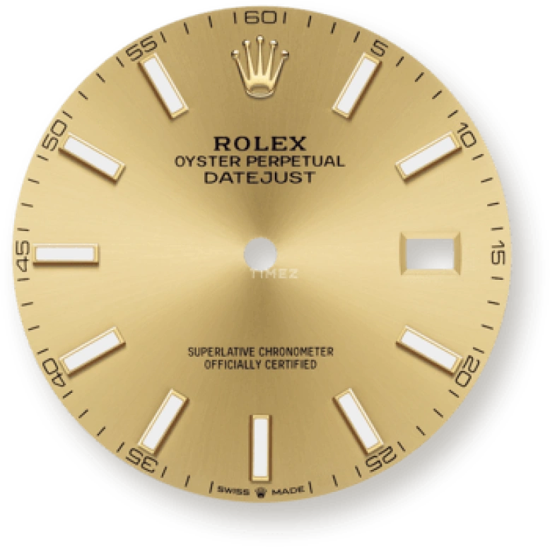 Rolex,Datejust 41 41mm,41mm,Yellow Gold,Stainless Steel,Champagne,Automatic,Day,70hours,126333,126333-0010