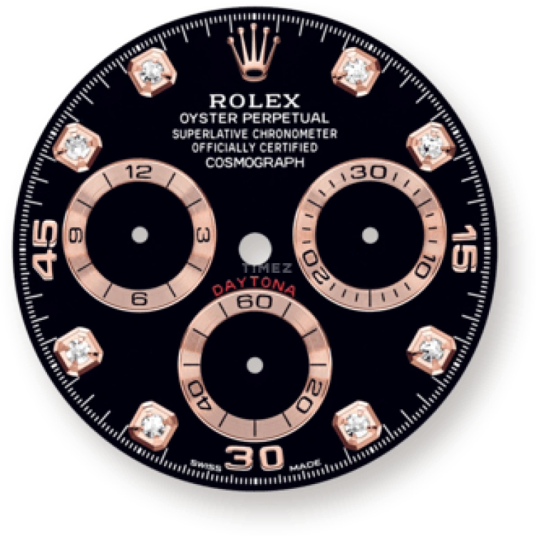 Rolex,Daytona 40mm,40mm,Ceramic,Rose Gold,Black,Automatic,Chronograph,Column Wheel,116515LN,116515LN-0057
