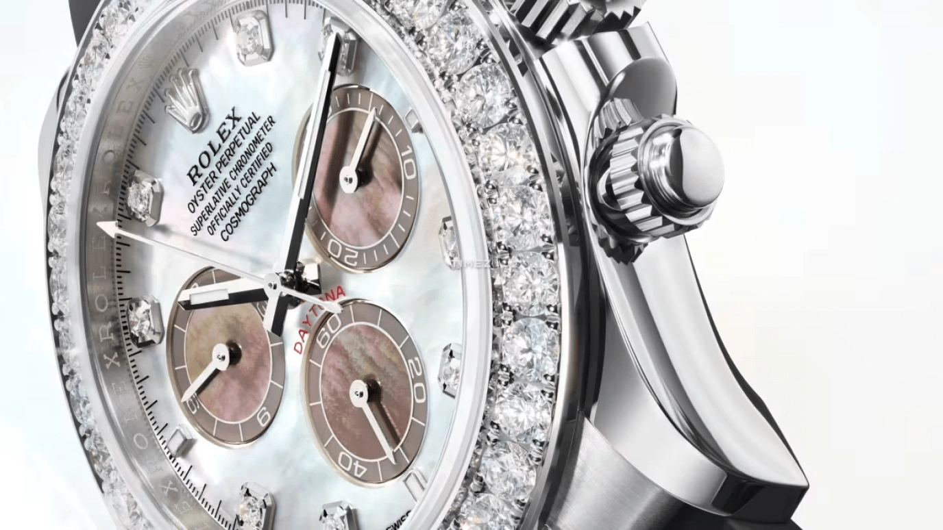 Rolex,Daytona 40mm,40mm,White Gold,White,Automatic,Chronograph,72hours,Elton John,126589RBR,126589RBR-0001