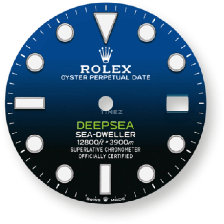 Rolex,Deepsea 44mm,44mm,Oystersteel,Blue,Black,Gradient,Automatic,Day,70hours,136660,136660-0003