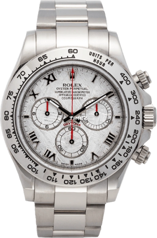 Rolex,Daytona 40mm,40mm,White Gold,White,Automatic,Chronograph,72hours,116509,116509-METEORITE