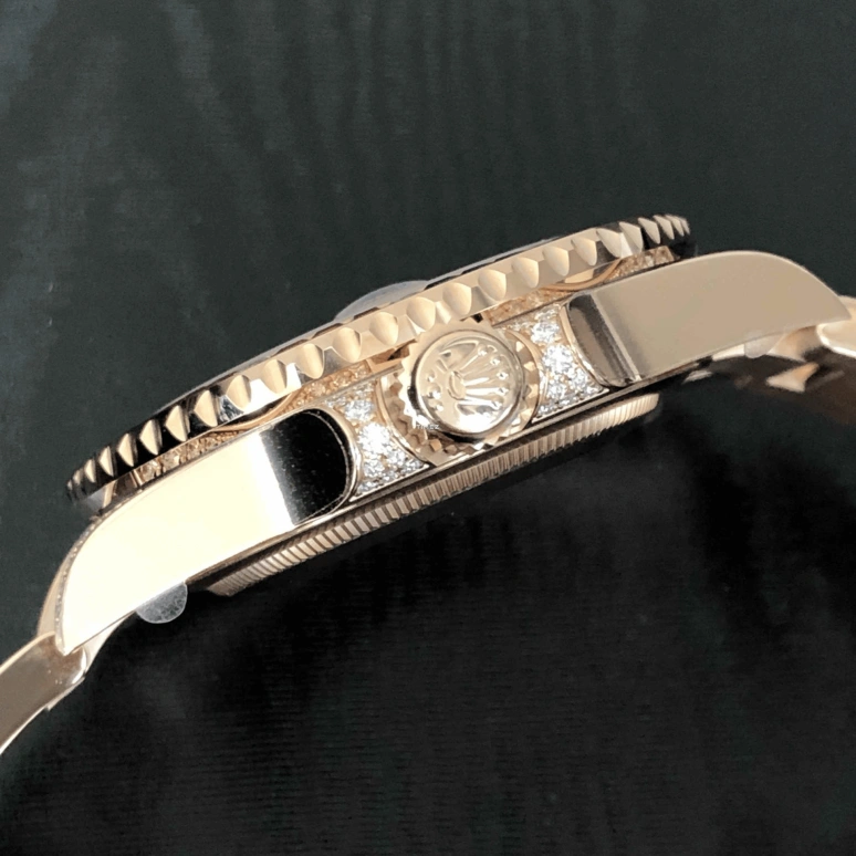 Rolex,GMT-Master II 40mm,40mm,Rose Gold,Automatic,Day,Dule Time,126755SARU,126755SARU-0001