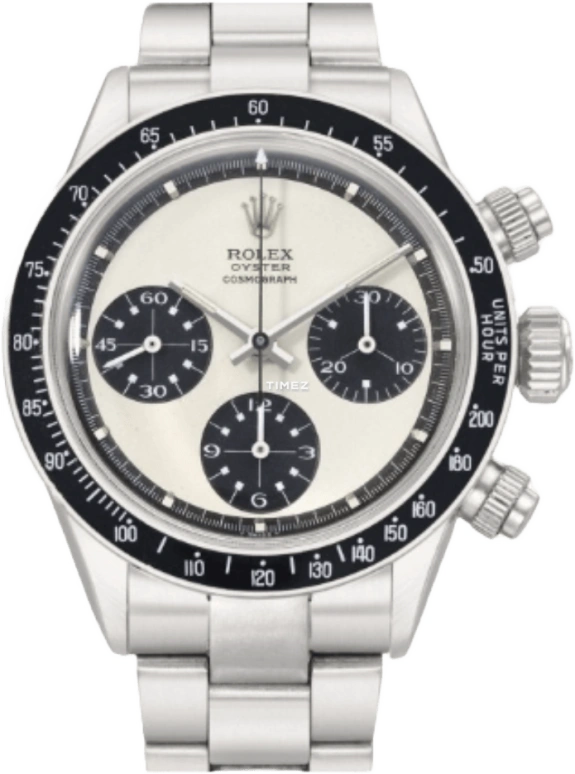 Rolex,Daytona 37mm,37mm,Stainless Steel,White,Handwound,Chronograph,48hours,6263,6263-001 Paul Newman