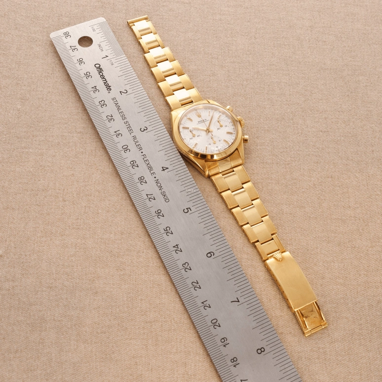 Rolex,Daytona 37mm,37mm,Yellow Gold,Silver White,White,Handwound,Chronograph,In-house Caliber,6238 White