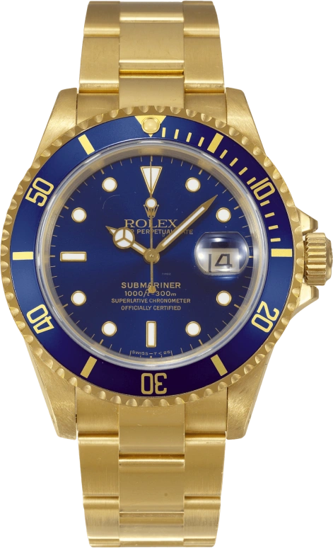 Rolex Submariner 16618 BLUE TRITIUM