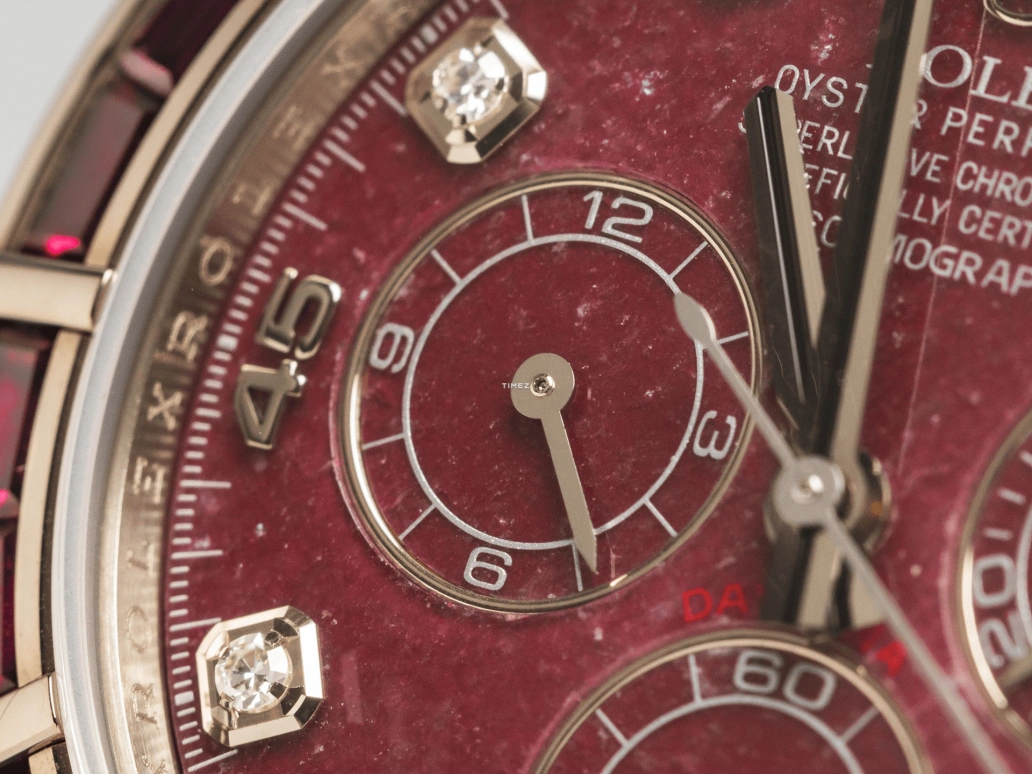 Rolex,Daytona 40mm,40mm,White Gold,Red,Automatic,Chronograph,72hours,116589SALV Ruby