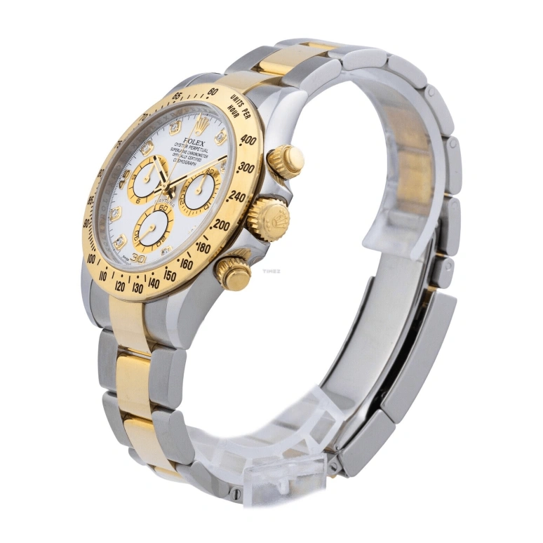 Rolex,Daytona 40mm,40mm,Stainless Steel,White,Automatic,Chronograph,72hours,116523,116523-78593