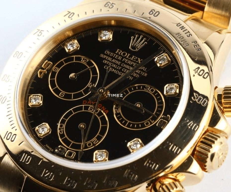 Rolex,Daytona 40mm,40mm,Yellow Gold,Black,Automatic,Chronograph,72hours,116528,116528-0031