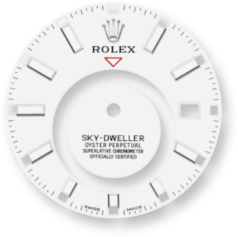 Rolex,Sky-Dweller 42mm,42mm,White Gold,Stainless Steel,White,Automatic,Annual Calendar,Month,Day,Dule Time,72hours,In-house Caliber,326934,326934-0001