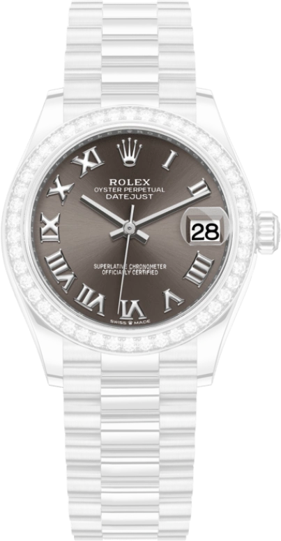 Rolex,Datejust 31 31mm,31mm,White Gold,Grey,Automatic,Day,55hours,278289RBR,278289RBR-0017