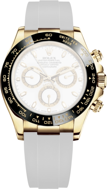 Rolex,Daytona 40mm,40mm,Ceramic,Yellow Gold,White,Automatic,Chronograph,Column Wheel,116518LN,116518LN-0041