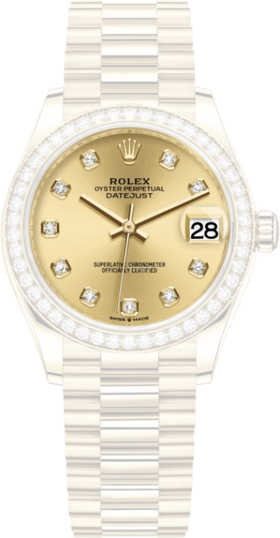 Rolex,Datejust 31 31mm,31mm,Yellow Gold,Champagne,Automatic,Day,55hours,278288RBR,278288RBR-0005